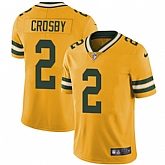 Nike Men & Women & Youth Packers 2 Mason Crosby Yellow NFL Vapor Untouchable Limited Jersey,baseball caps,new era cap wholesale,wholesale hats